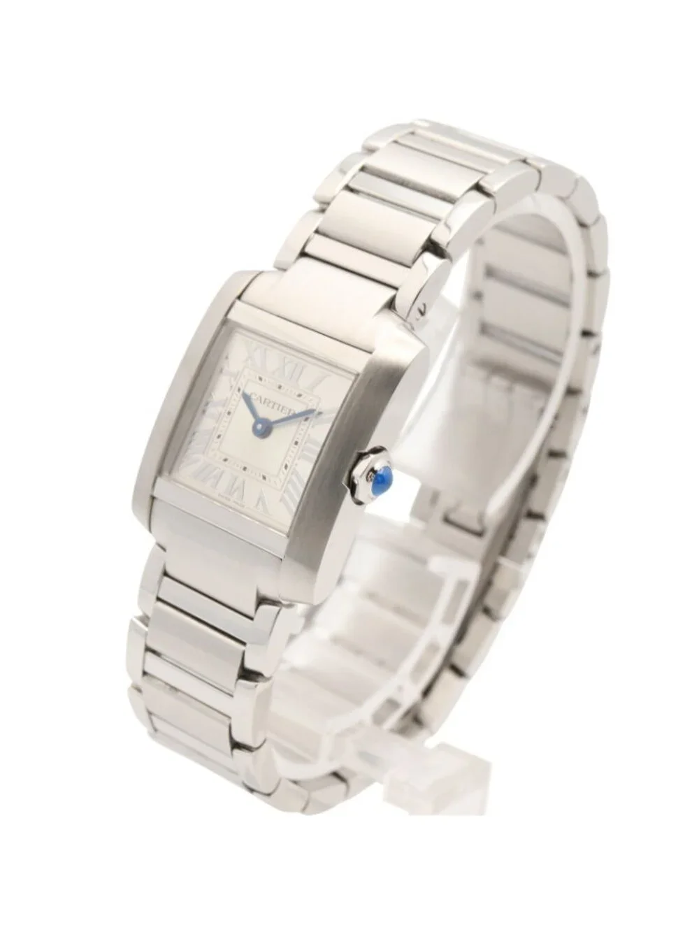 Cartier Watch Tank Francaise SM Silver Stainless Steel